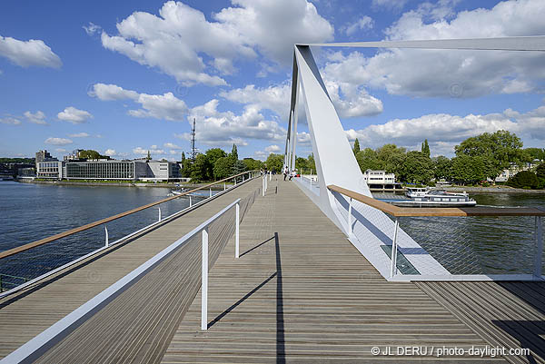 Liège - passerelle sur la Meuse